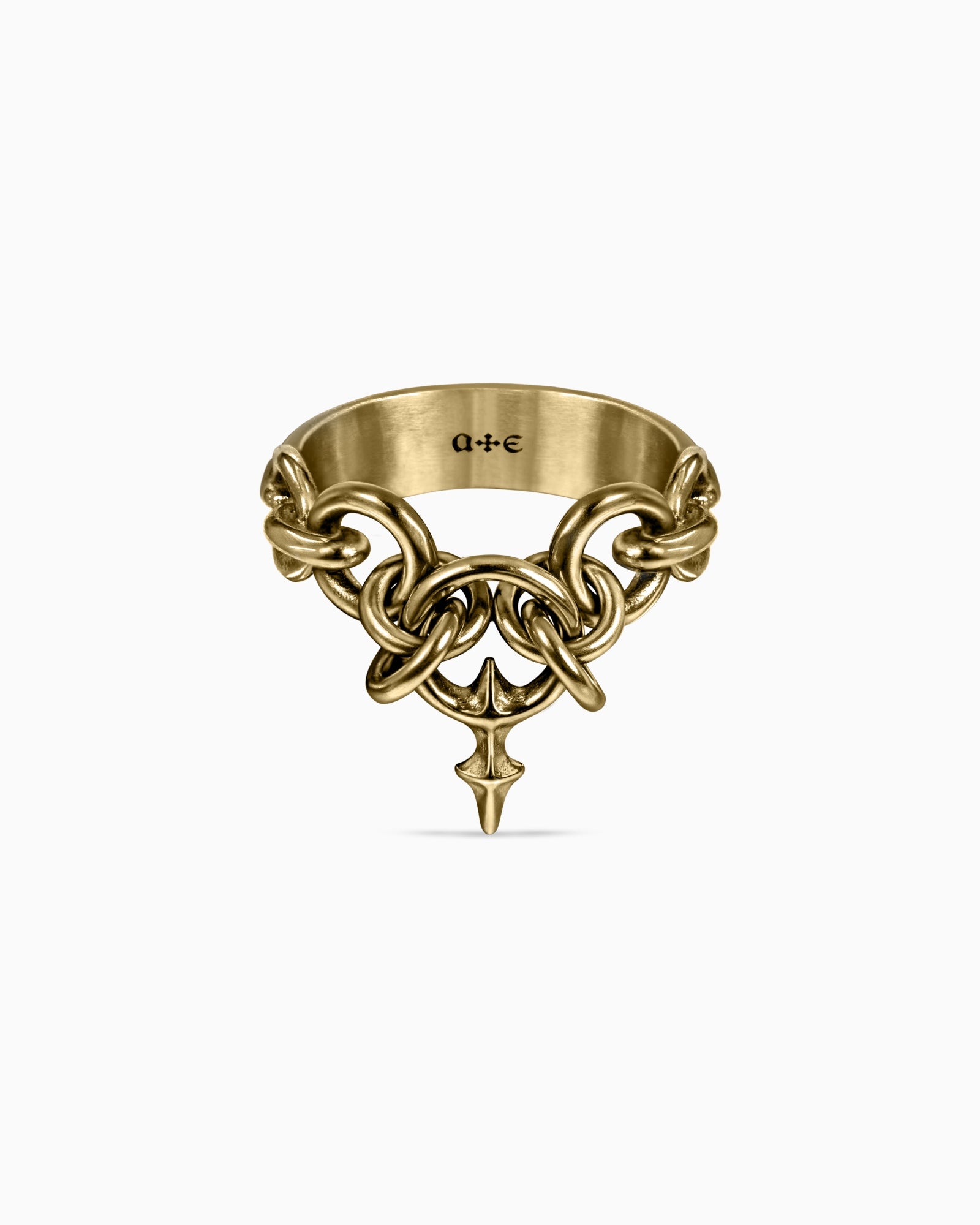 GNOSTIC BYZANTINE Ring-Rings- Gold - US5 - Ask & Embla