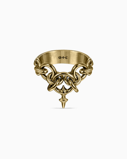GNOSTIC BYZANTINE Ring-Rings- Gold - US5 - Ask & Embla