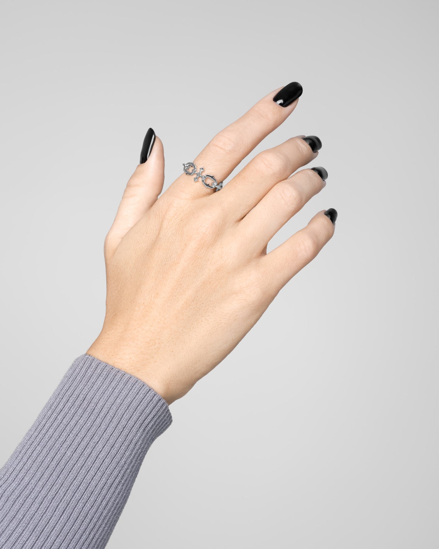 UNHOLY GRAIL Chain Ring-Rings- Gold - US4 - Ask & Embla