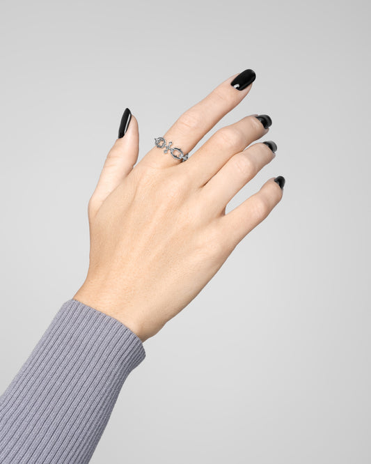 UNHOLY GRAIL Chain Ring-Rings- Gold - US4 - Ask & Embla