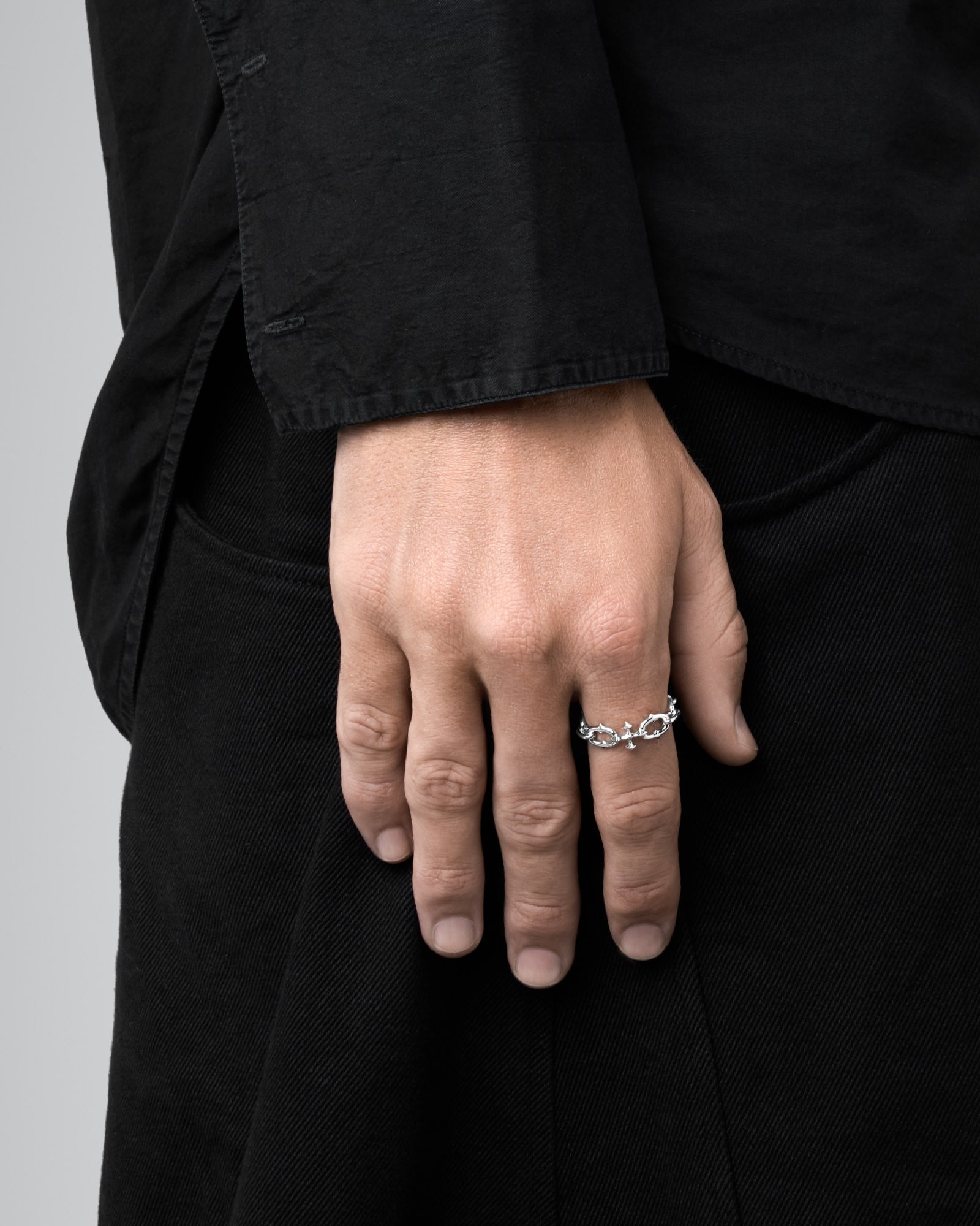 UNHOLY GRAIL Chain Ring-Rings- Gold - US4 - Ask & Embla