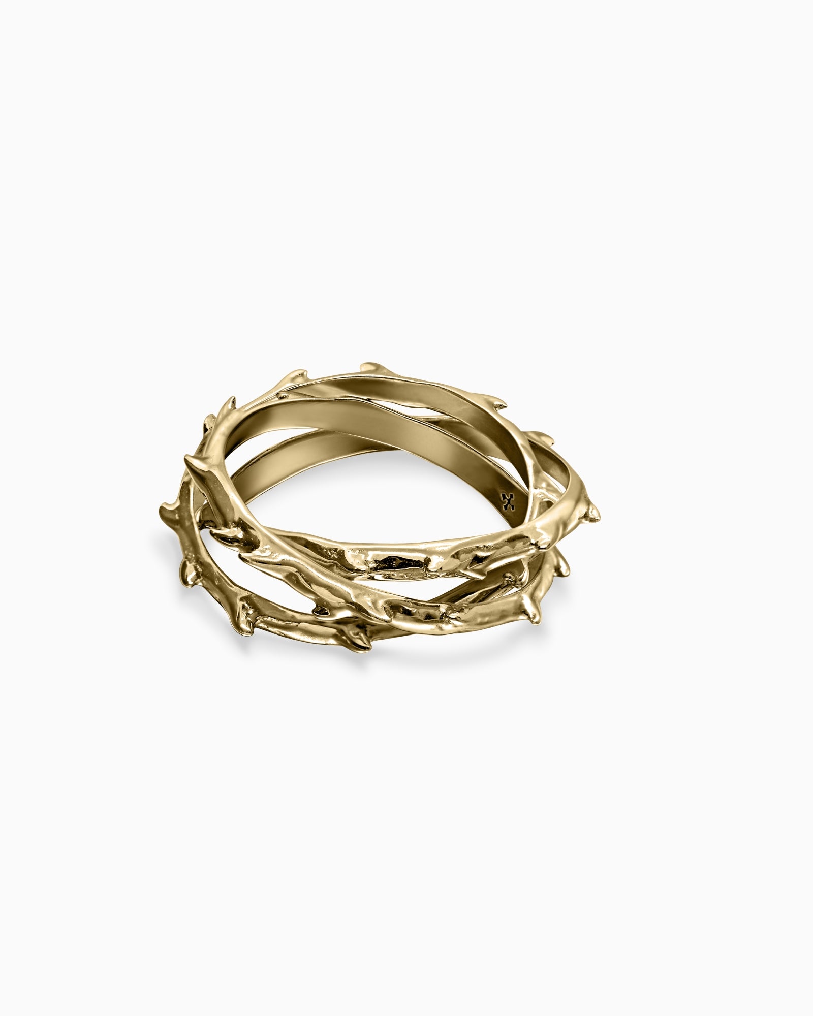 Elysian Trinity Ring-Rings- Gold - US5 - Ask & Embla