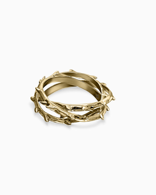 Elysian Trinity Ring-Rings- Gold - US5 - Ask & Embla