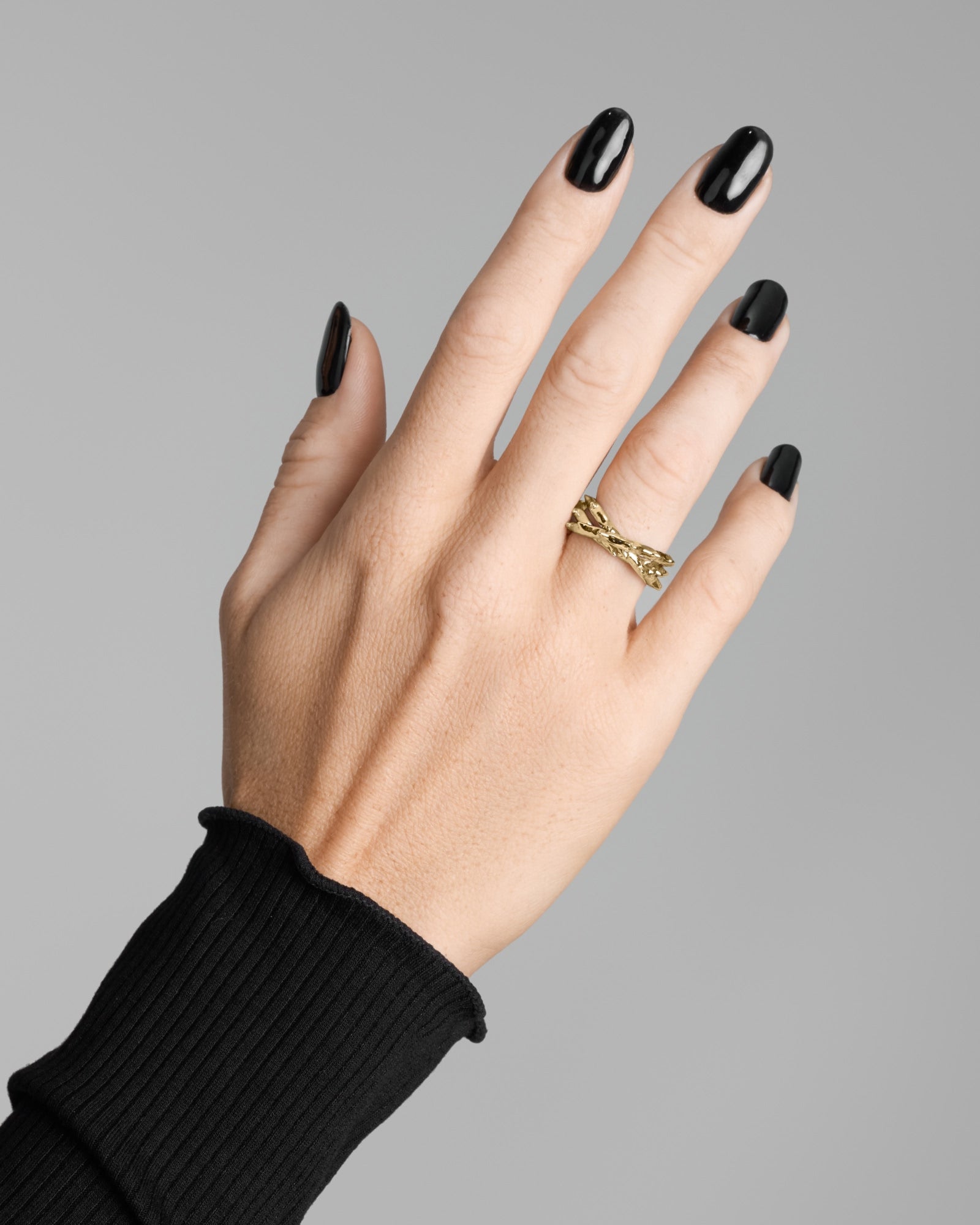 Elysian Trinity Ring-Rings- Gold - US5 - Ask & Embla