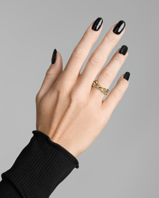 Elysian Trinity Ring-Rings- Gold - US5 - Ask & Embla