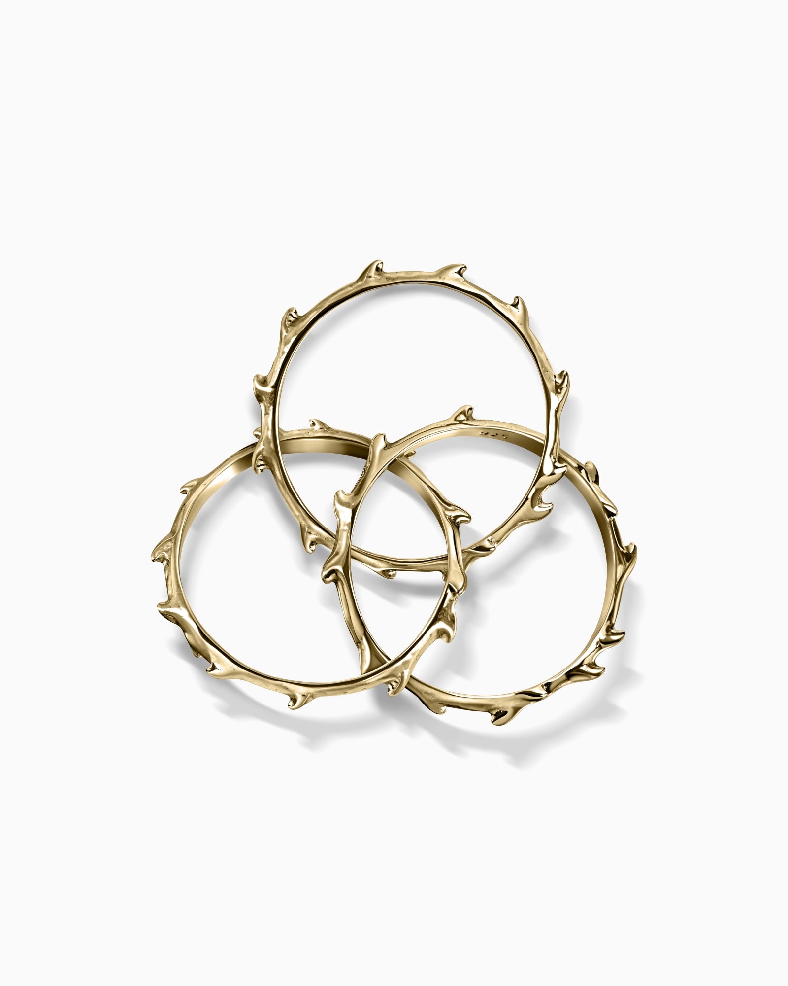 Elysian Trinity Ring-Rings- Gold - US5 - Ask & Embla