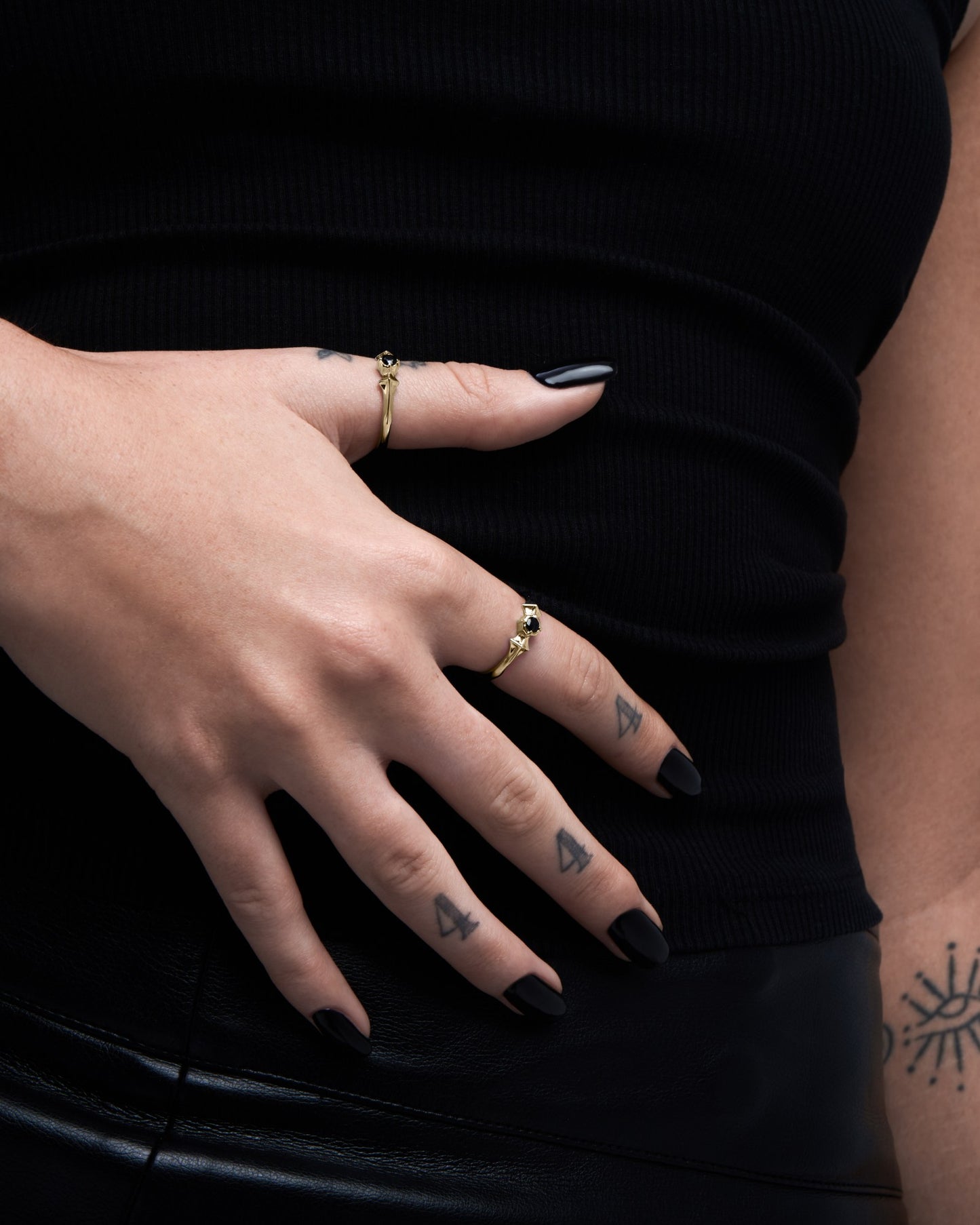 Major Arcana Ring-Rings- Gold - US5 - Ask & Embla