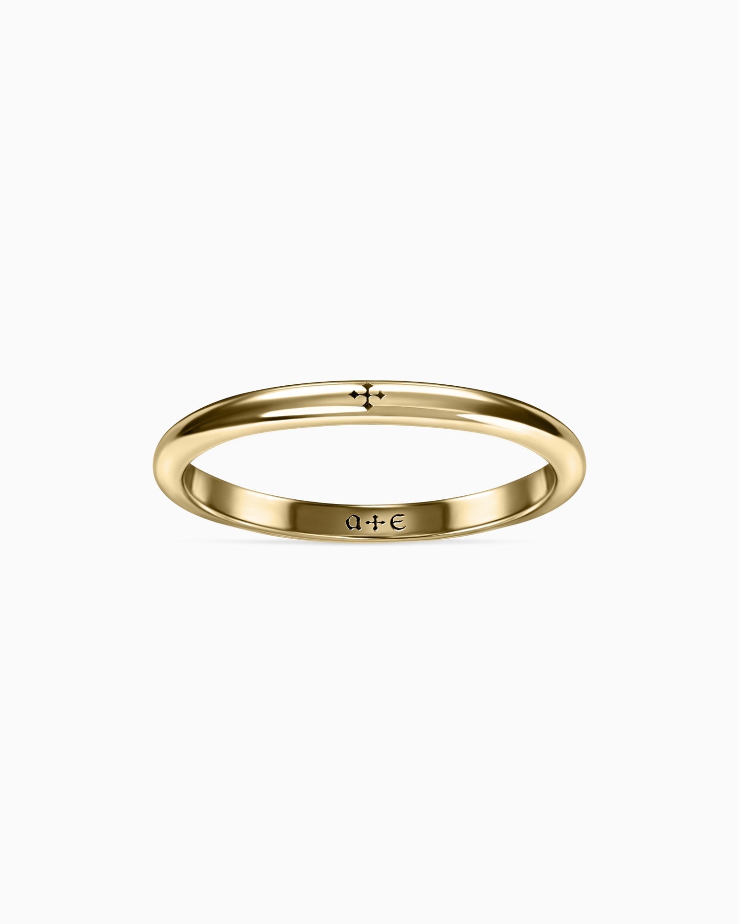 Halo Ring - Slim-Rings- Gold - US5 - Ask & Embla
