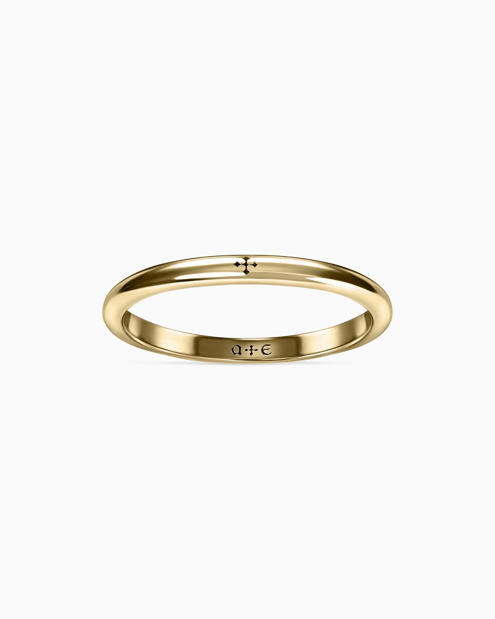 Halo Ring - Slim-Rings- Gold - US5 - Ask & Embla