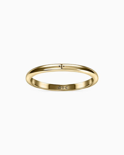 Halo Ring - Slim-Rings- Gold - US5 - Ask & Embla