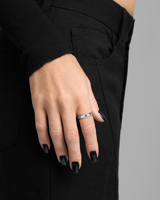 Halo Ring - Regular-Rings- Gold - US5 - Ask & Embla