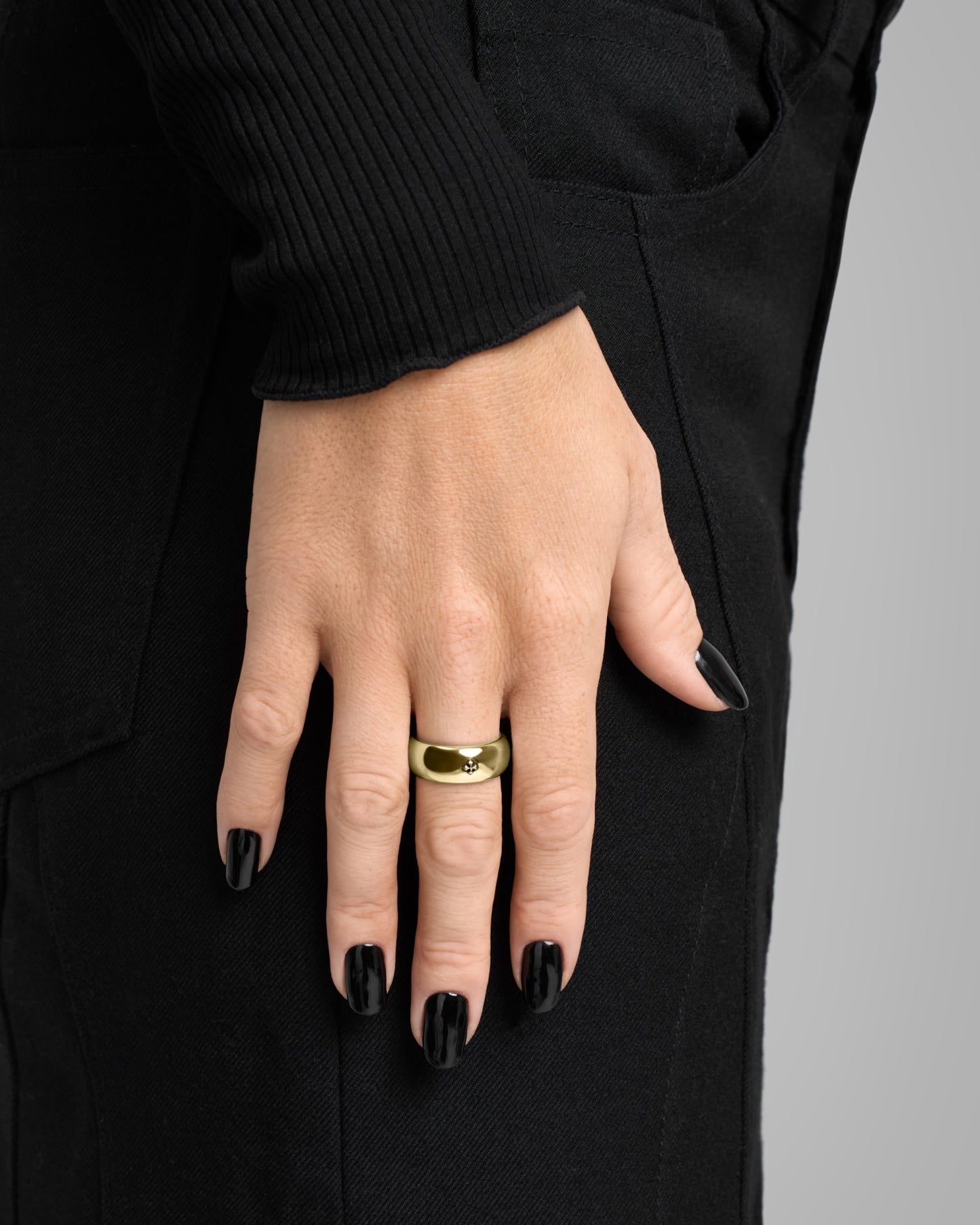 Halo Ring - Bold-Rings- Gold - US5 - Ask & Embla