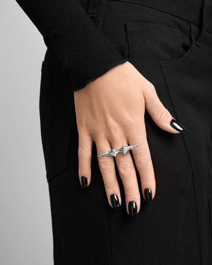 THORNE Ring-Rings- Silver - US6 - Ask & Embla