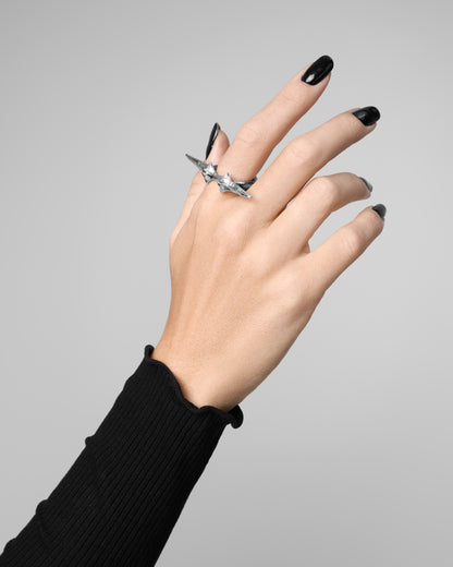 THORNE Ring-Rings- Silver - US6 - Ask & Embla