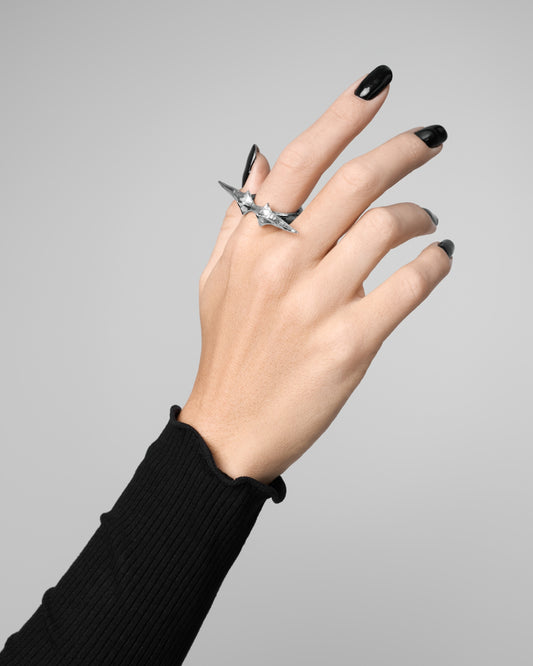 THORNE Ring-Rings- Silver - US6 - Ask & Embla