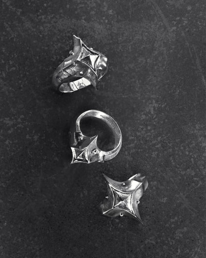Meg Murayama x Ask & Embla Duskrider ring-Rings- Silver - US4 - Ask & Embla