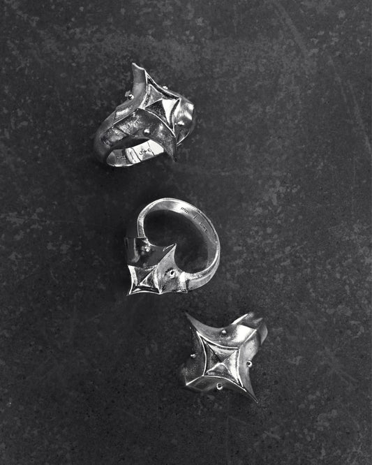 Meg Murayama x Ask & Embla Duskrider ring-Rings- Silver - US4 - Ask & Embla