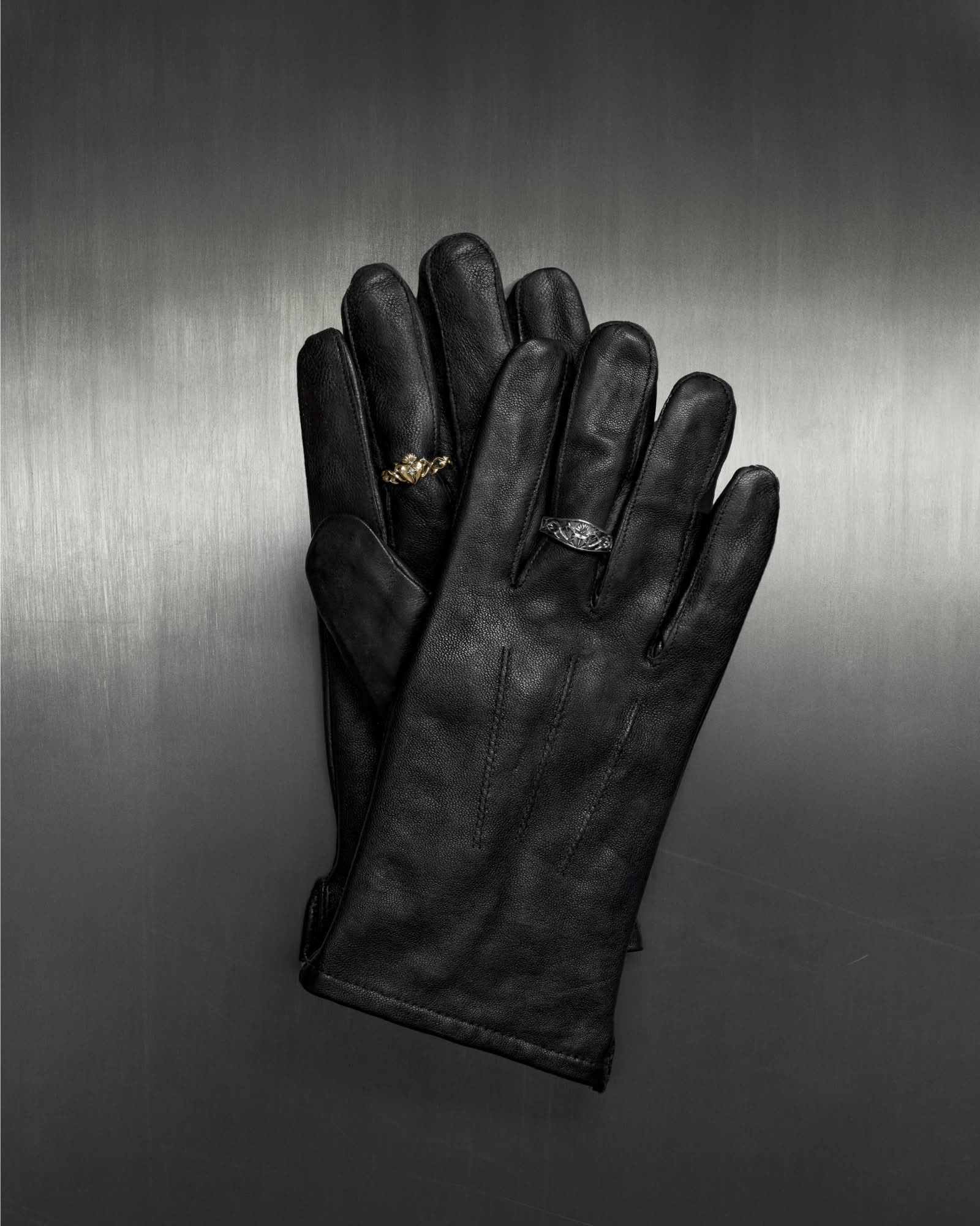 The Sacrament Claddagh Band Ring-Rings- Silver - US6 - Ask & Embla