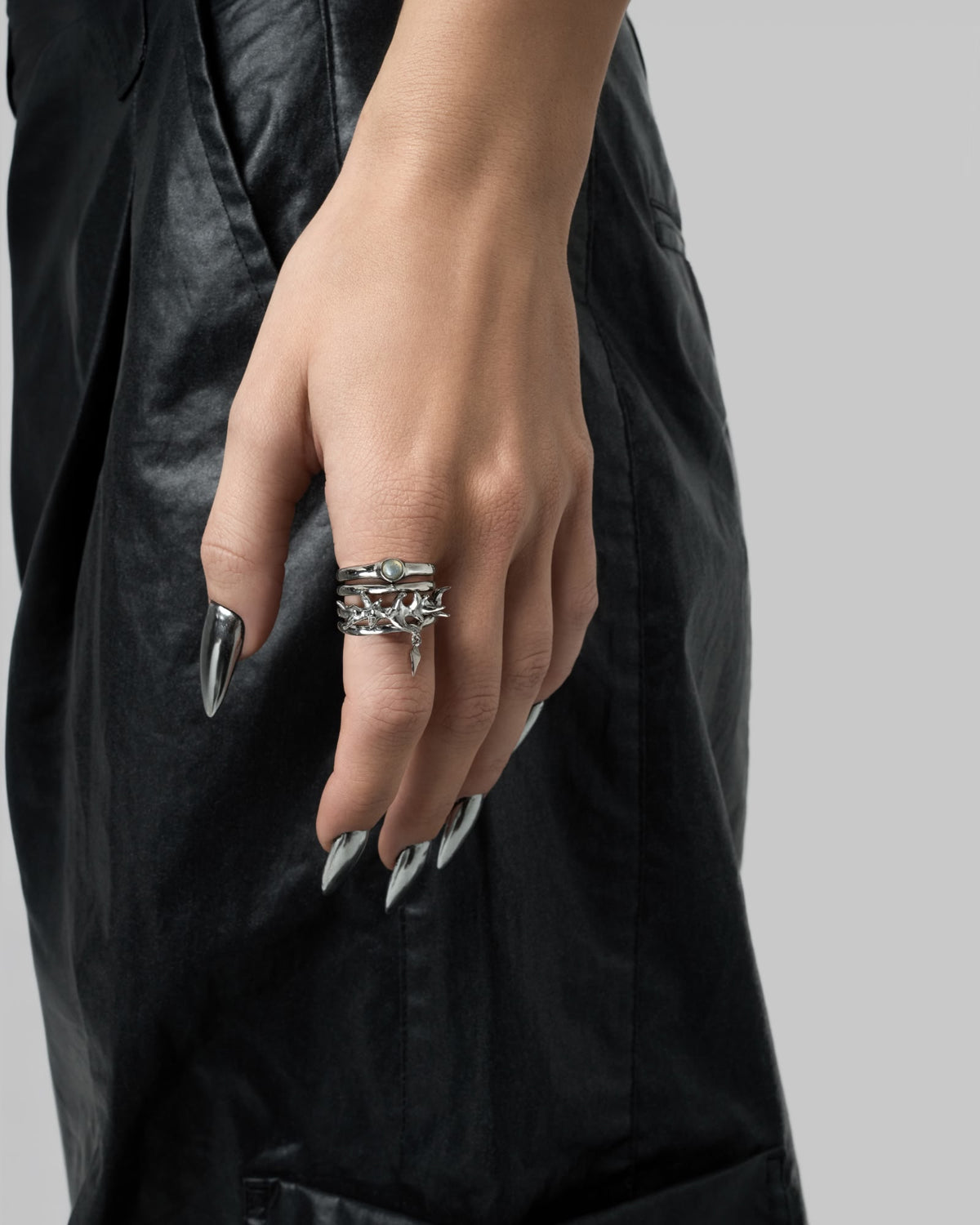 Nymph ring set-Rings- Gold - US6 - Ask & Embla