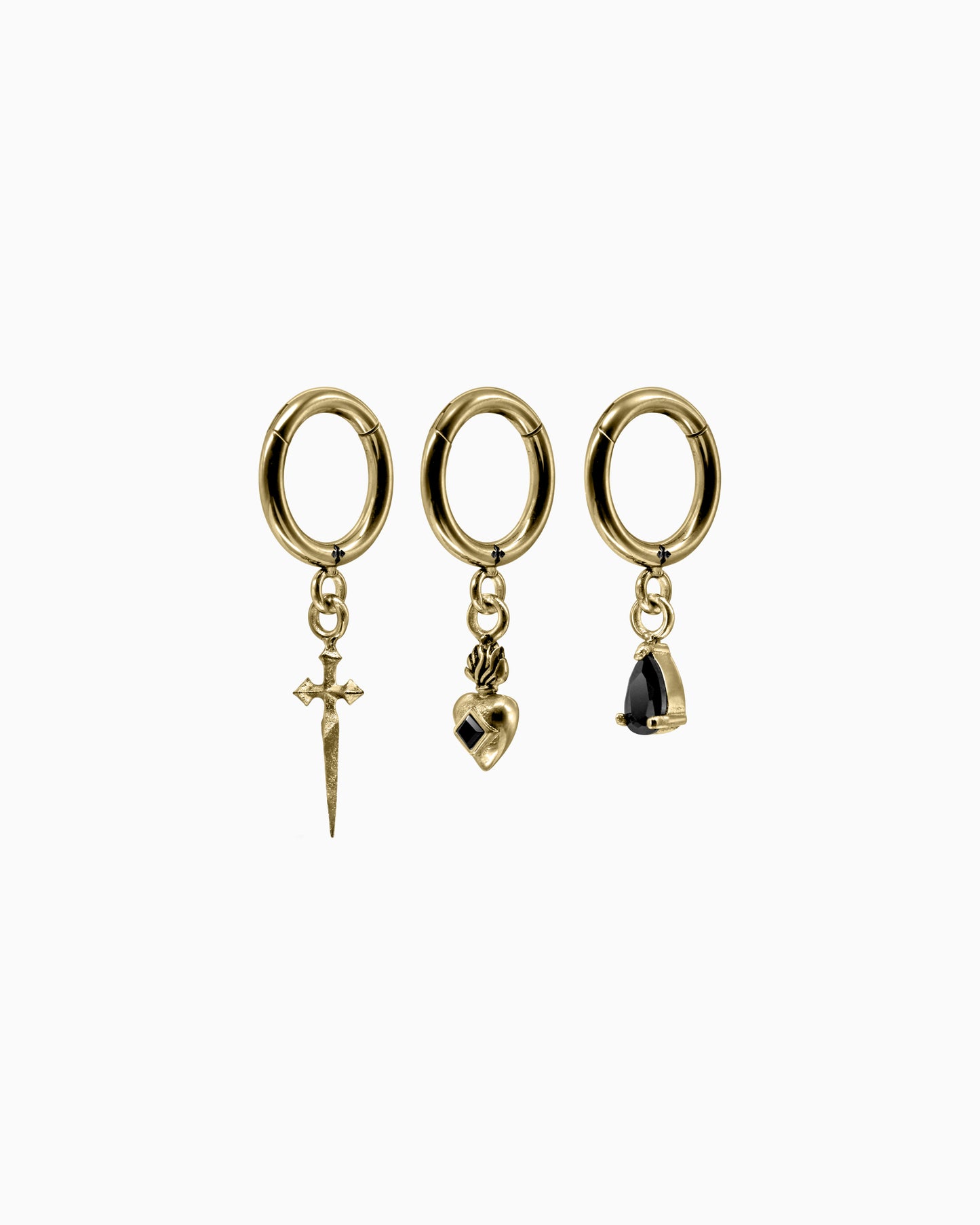 Trinity Ring Stacks-Ring Stacks- Gold - 6mm - Ask & Embla
