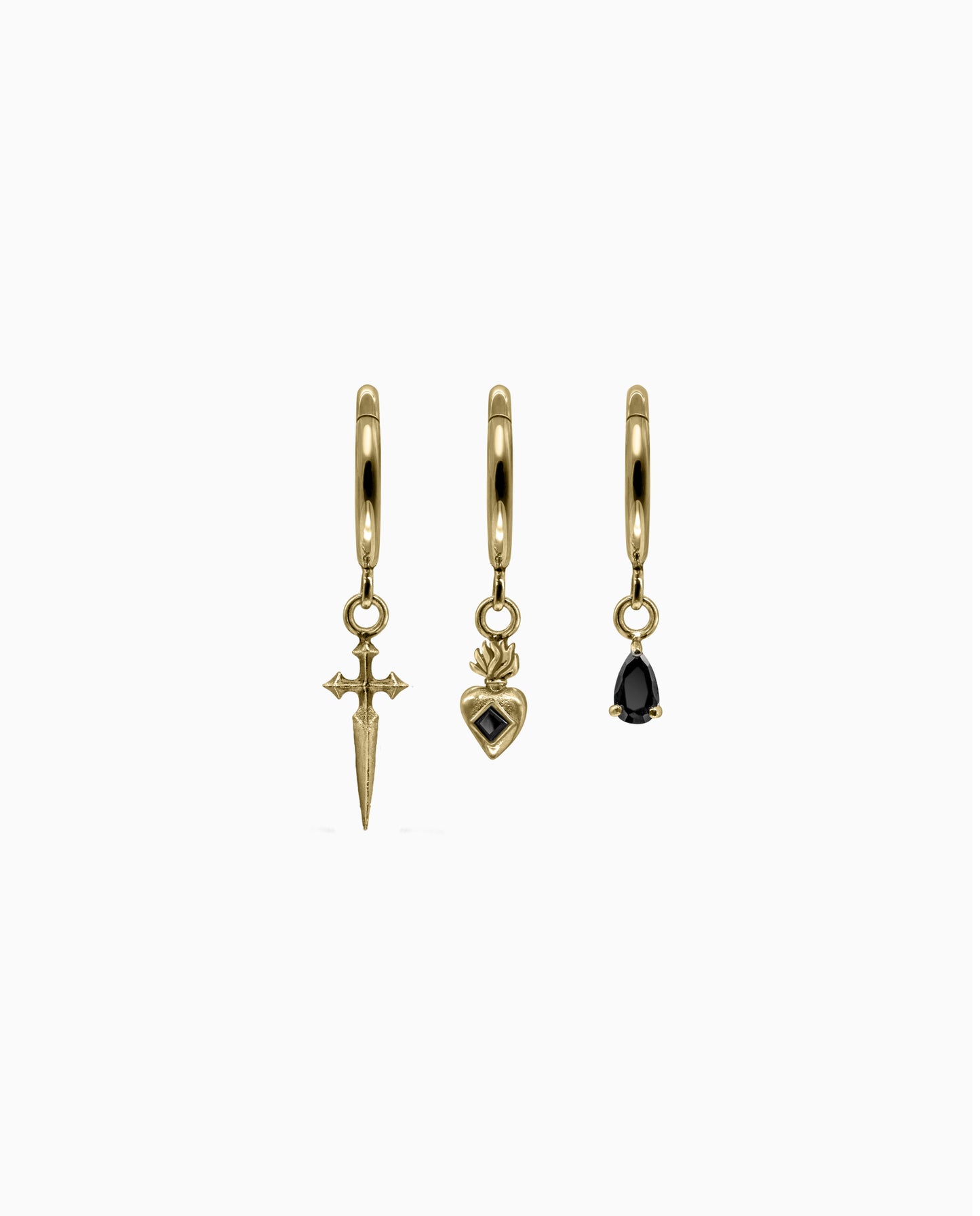 Trinity Ring Stacks-Ring Stacks- Gold - 6mm - Ask & Embla