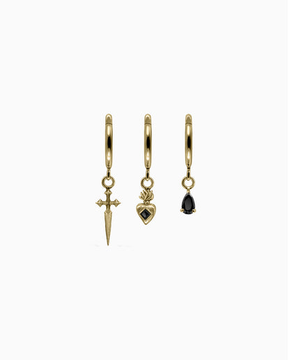 Trinity Ring Stacks-Ring Stacks- Gold - 6mm - Ask & Embla