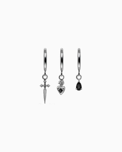 Trinity Ring Stacks-Ring Stacks- Gold - 6mm - Ask & Embla