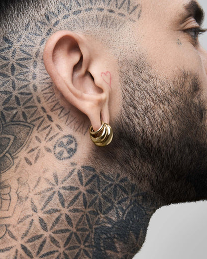 Sigil Dome Ring Stacks-Ring Stacks- Gold - 8mm - Ask & Embla