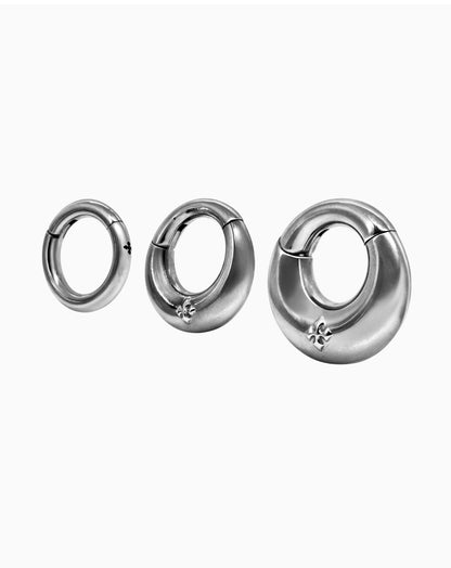 Sigil Dome Ring Stacks-Ring Stacks- Silver - 8mm - Ask & Embla