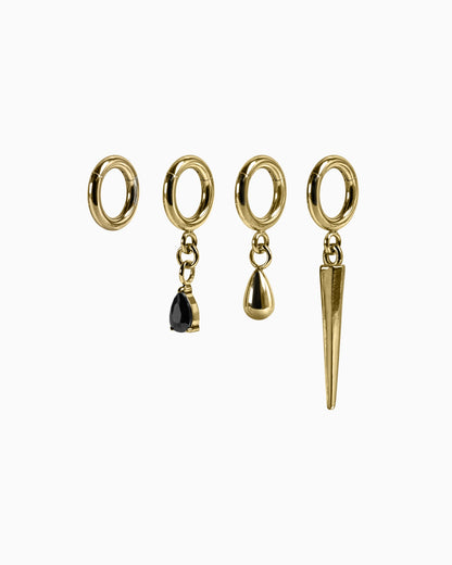 Element Ring Stack-Ring Stacks- Gold - 6mm - Ask & Embla