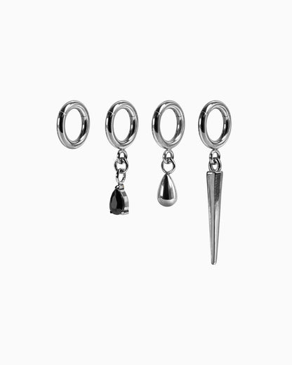 Element Ring Stack-Ring Stacks- Silver - 6mm - Ask & Embla