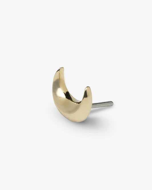 Cove Crescent Threadless End (14K Gold)-Threadless Ends- - - Ask & Embla