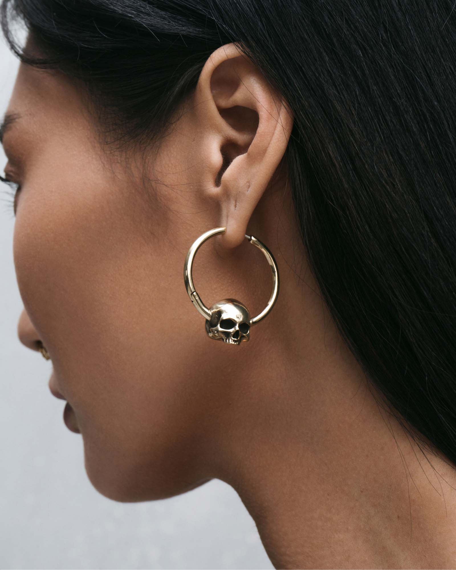 Silver hoop earrings - part 2