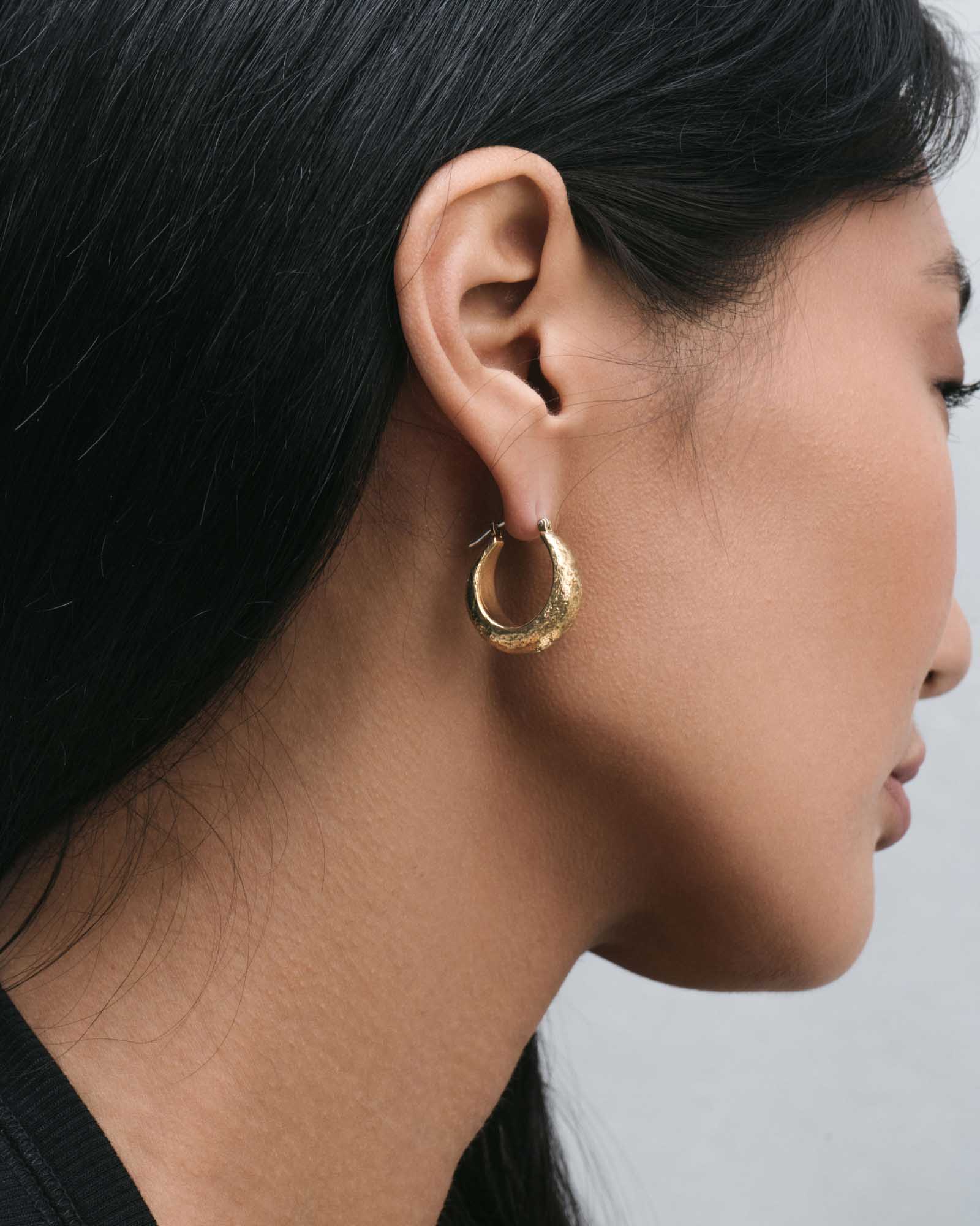 Unisex Hoop Earrings Set - Silver & Gold Hoop Earrings – Ask and Embla