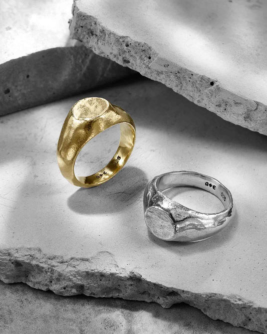 Oath Signet Ring-Rings- Gold - US5 - Ask & Embla