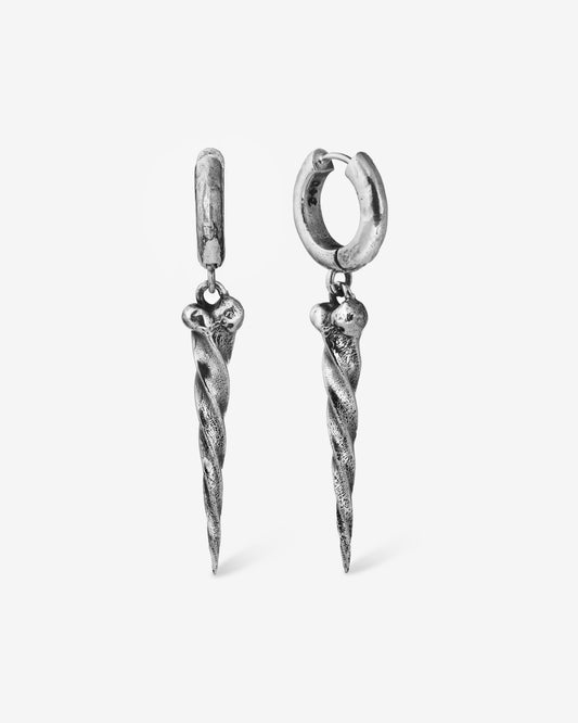 Moonrise Earrings-Ear Dangles- Silver - - Ask & Embla