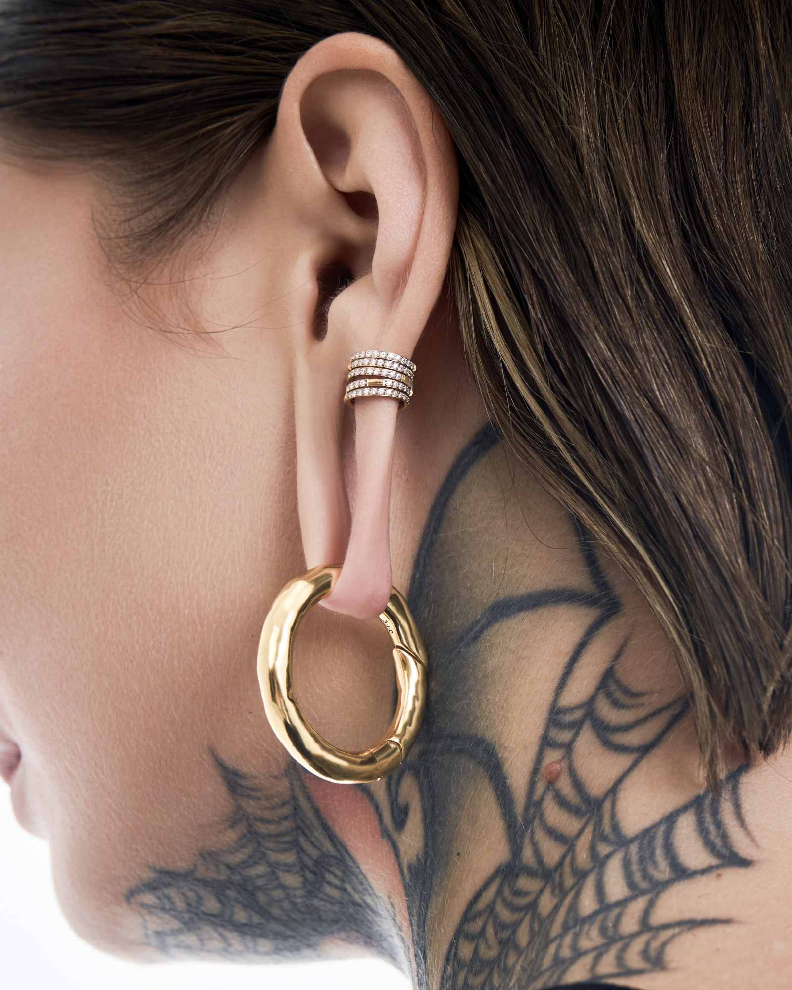 Piercing Largest Stretched Ears Ear Stretching Large Gauge Lobe