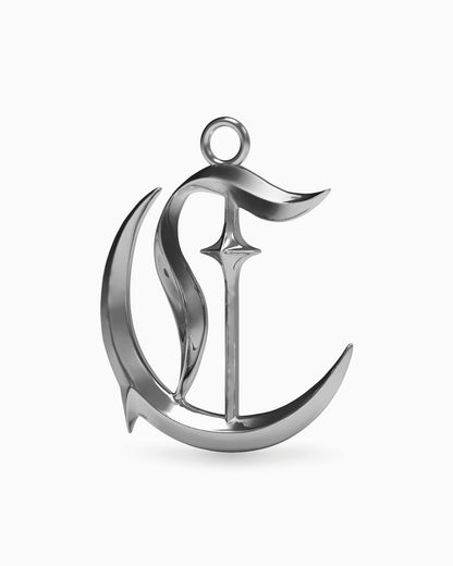 Blackletter Charms - C-Charms- Silver - - Ask & Embla