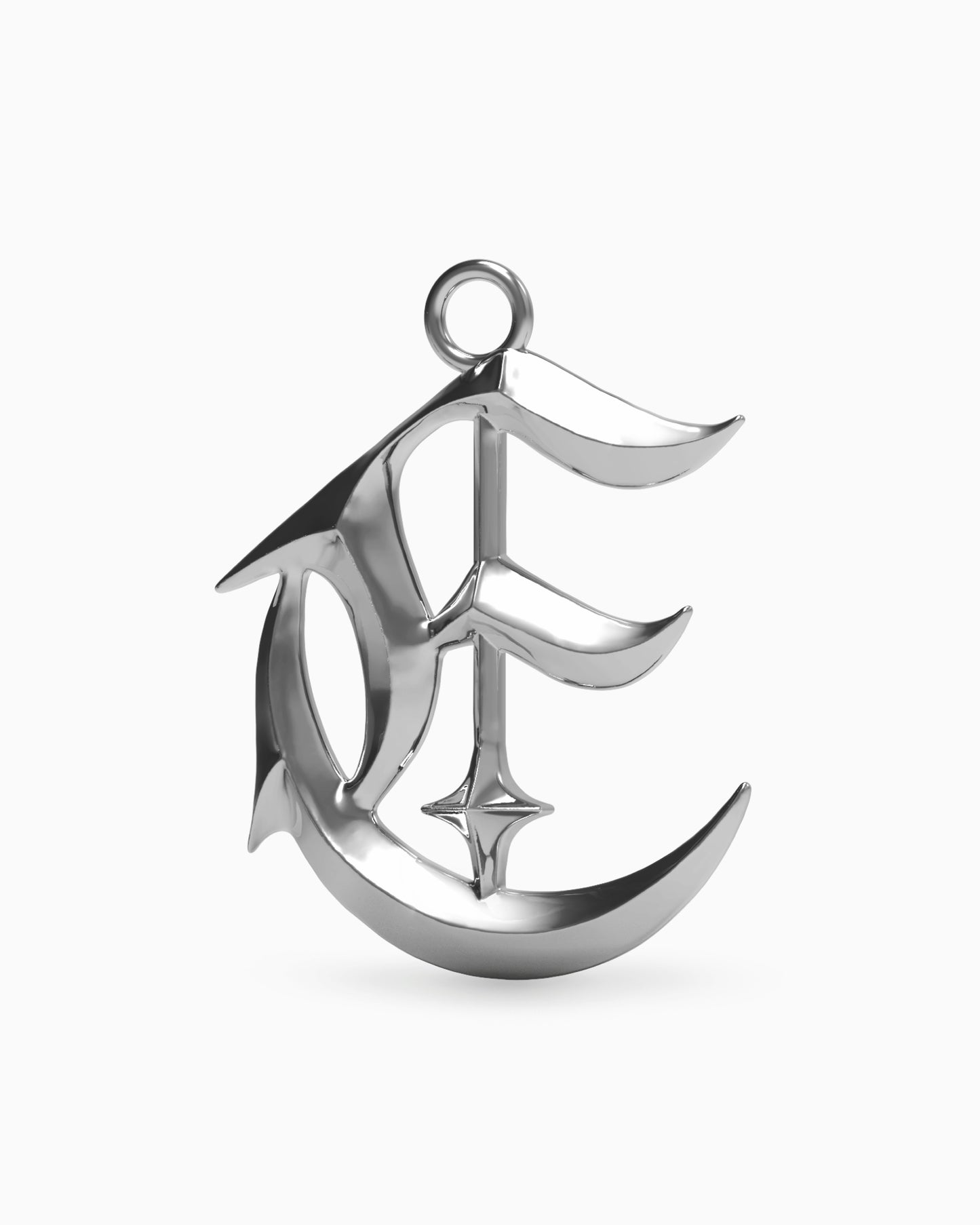 Blackletter Charms - E-Charms- Silver - - Ask & Embla