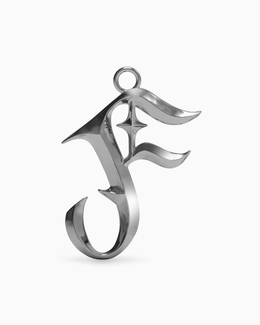 Blackletter Charms - F-Charms- Silver - - Ask & Embla