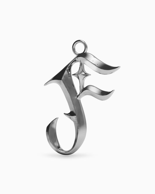 Blackletter Charms - F-Charms- Silver - - Ask & Embla