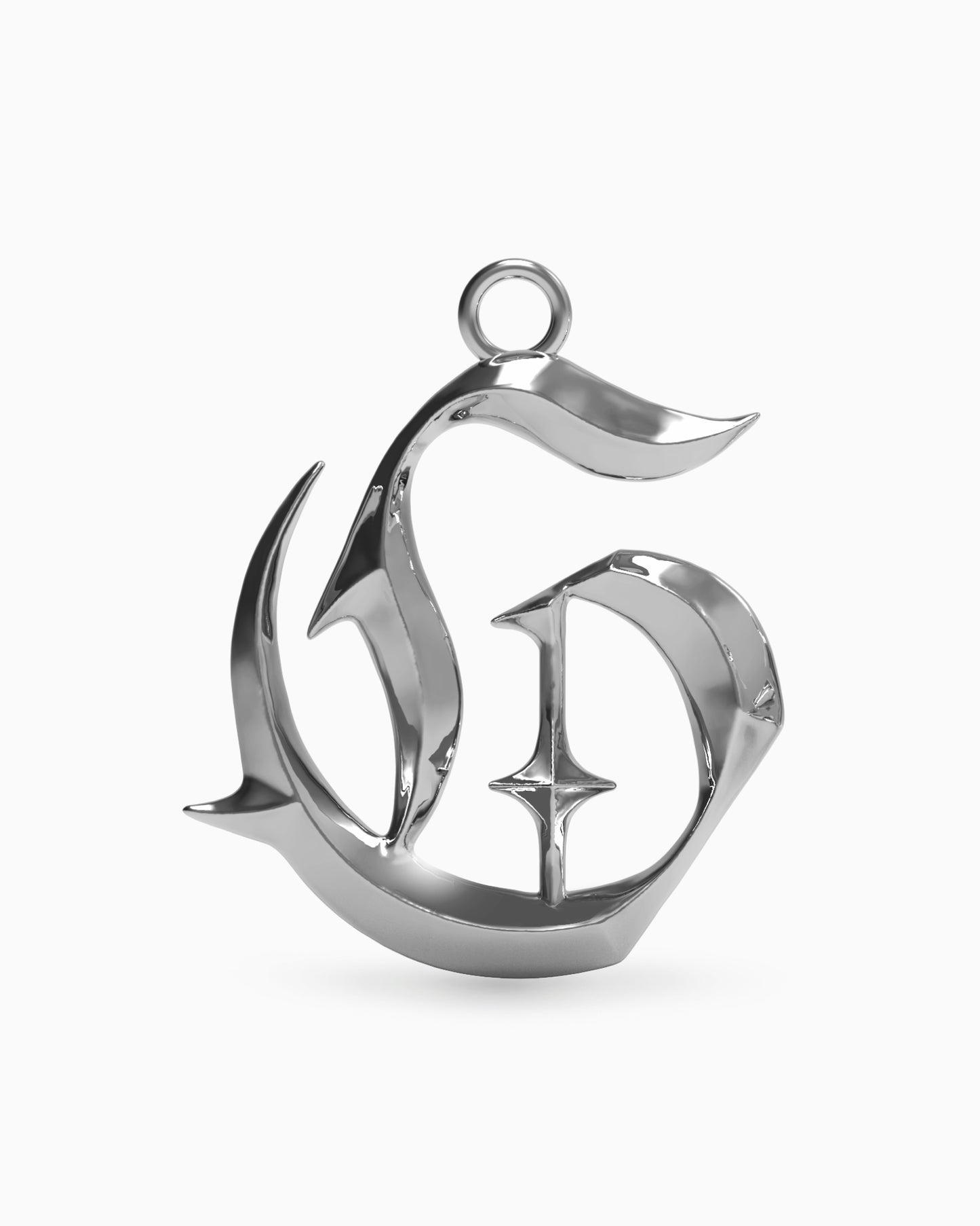 Blackletter Charms - G-Charms- Silver - - Ask & Embla