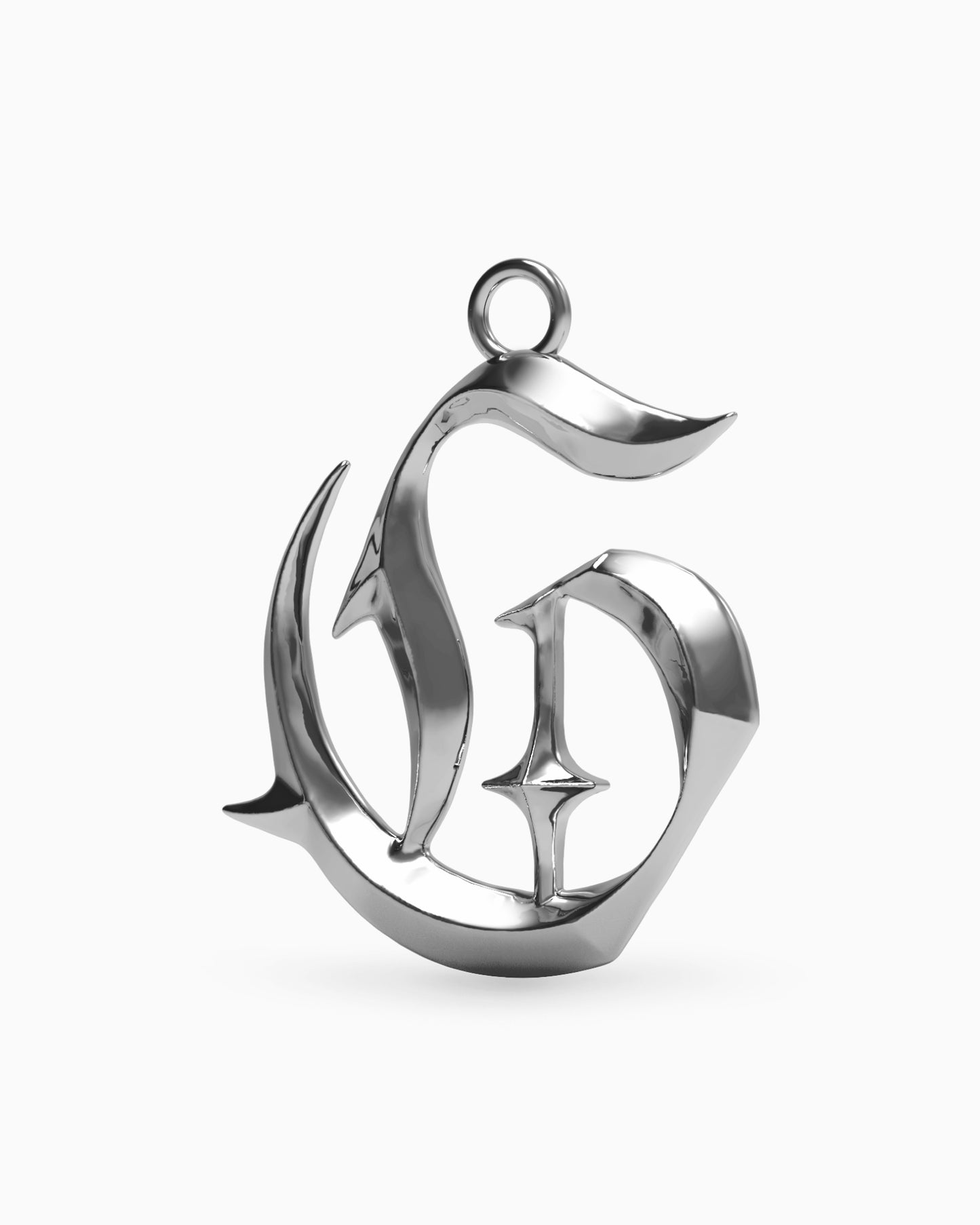 Blackletter Charms - G-Charms- Silver - - Ask & Embla