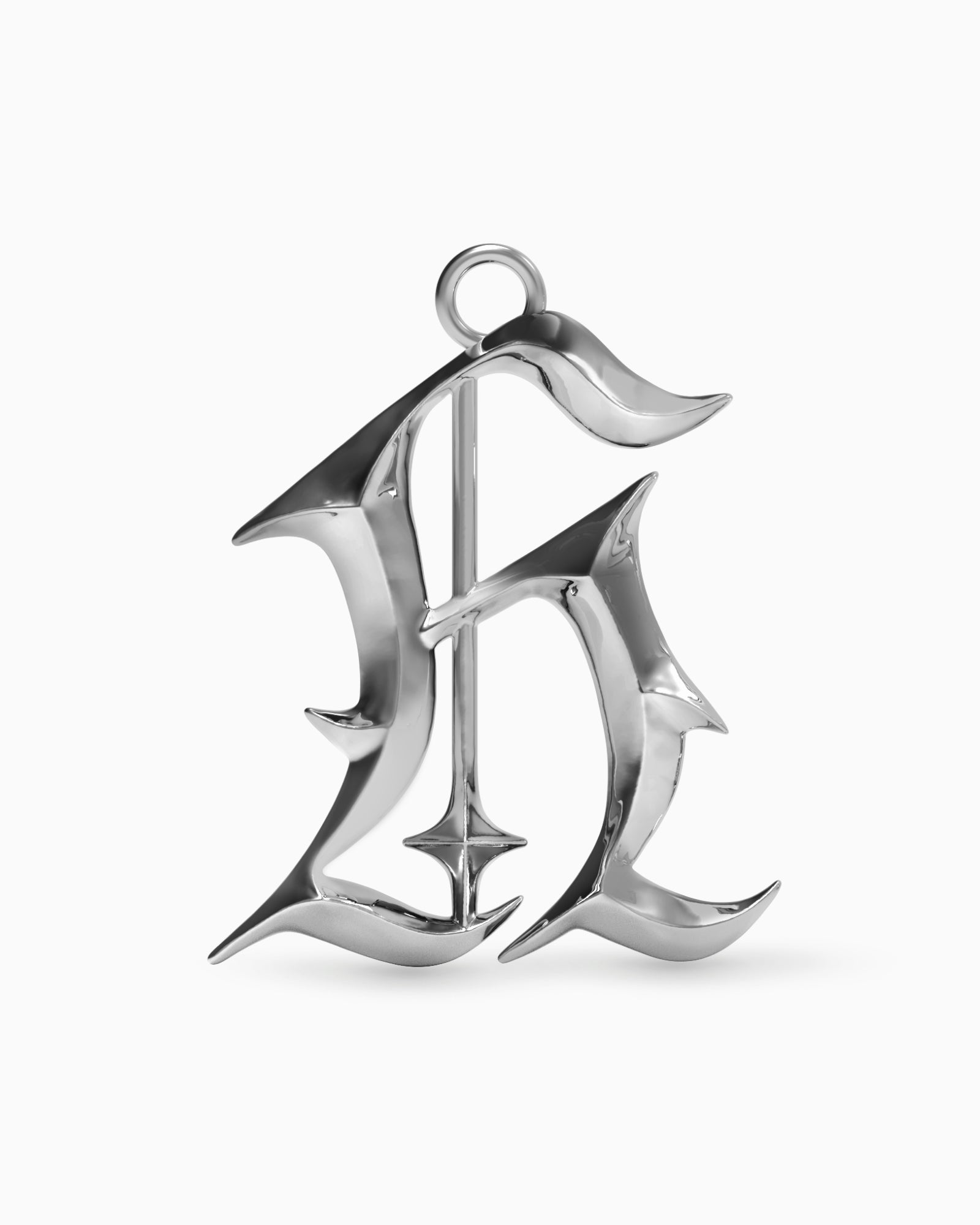 Blackletter Charms - H-Charms- Silver - - Ask & Embla