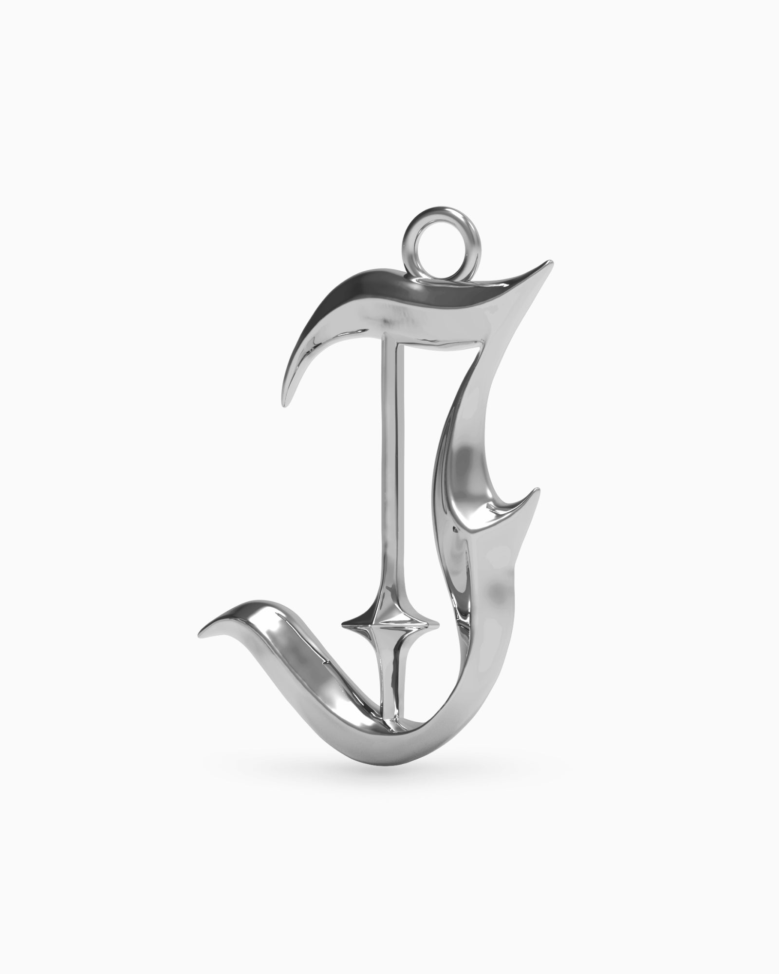 Blackletter Charms - J-Charms- Silver - - Ask & Embla