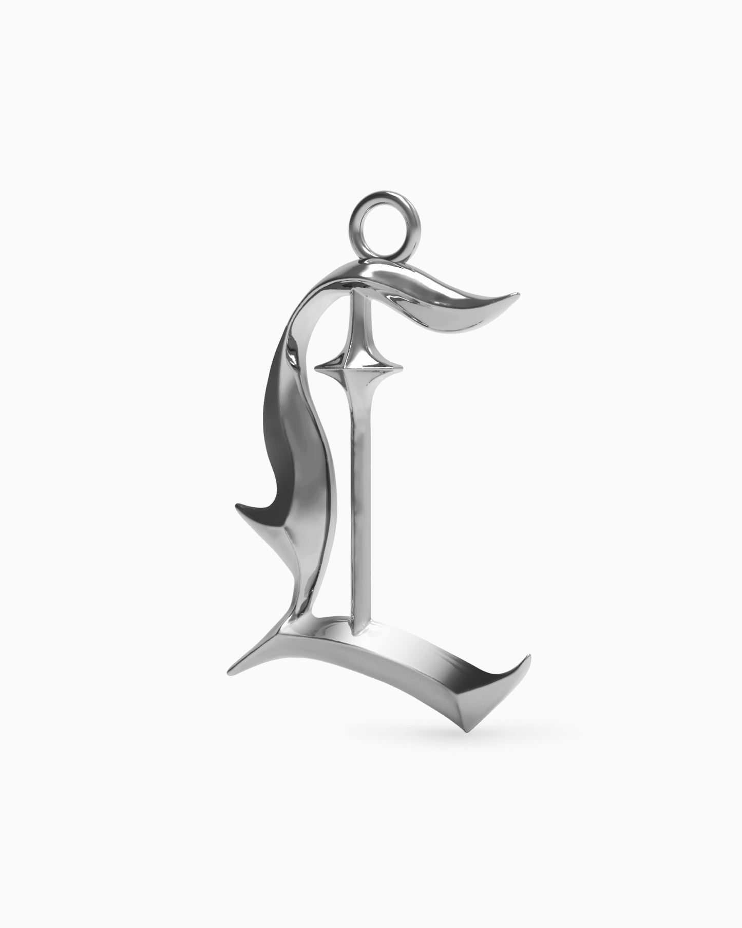 Blackletter Charms - L-Charms- Silver - - Ask & Embla