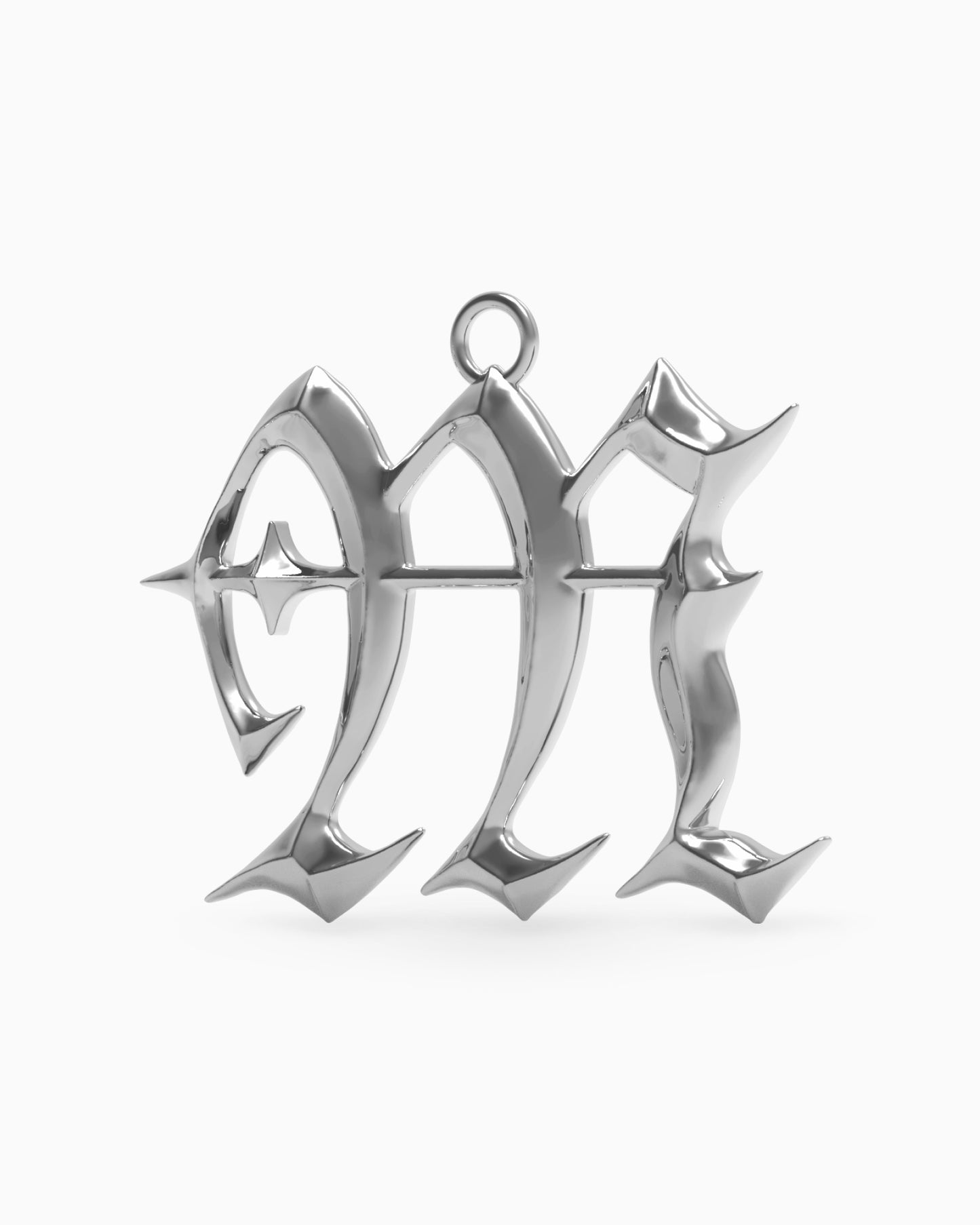 Blackletter Charms - M-Charms- Silver - - Ask & Embla