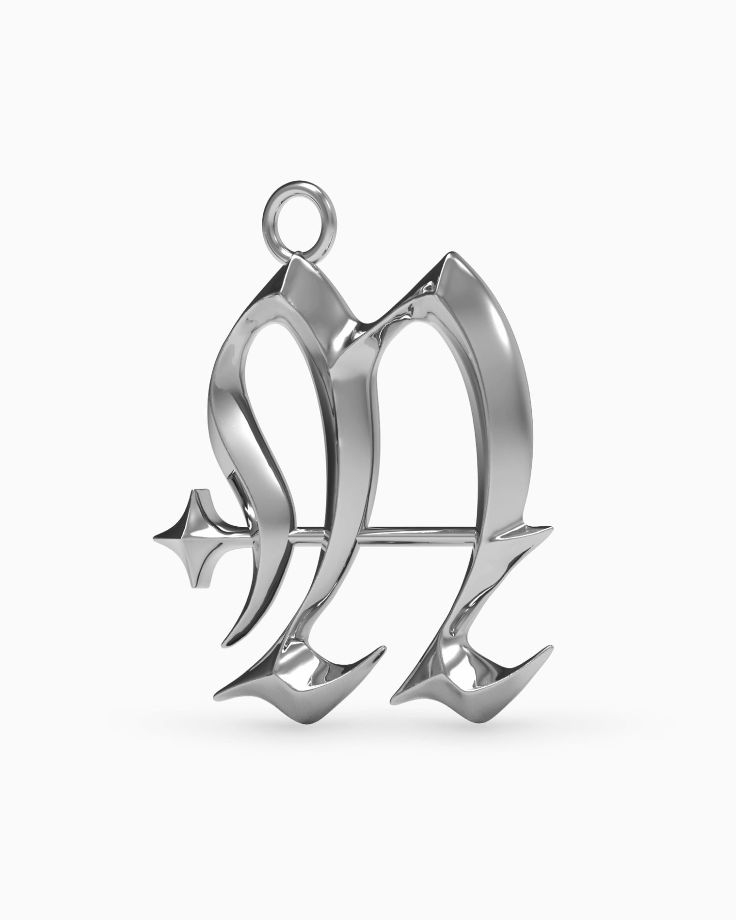 Blackletter Charms - N-Charms- Silver - - Ask & Embla