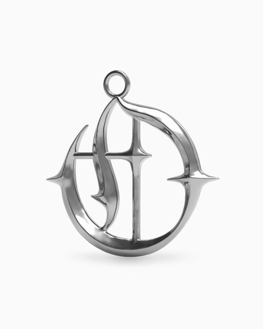 Blackletter Charms - O-Charms- Silver - - Ask & Embla