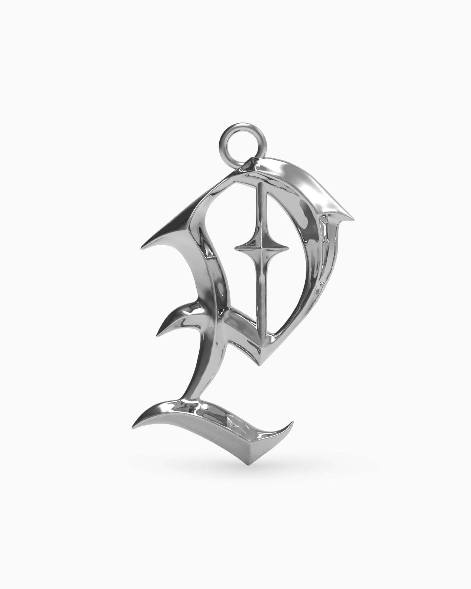 Blackletter Charms - P-Charms- Silver - - Ask & Embla